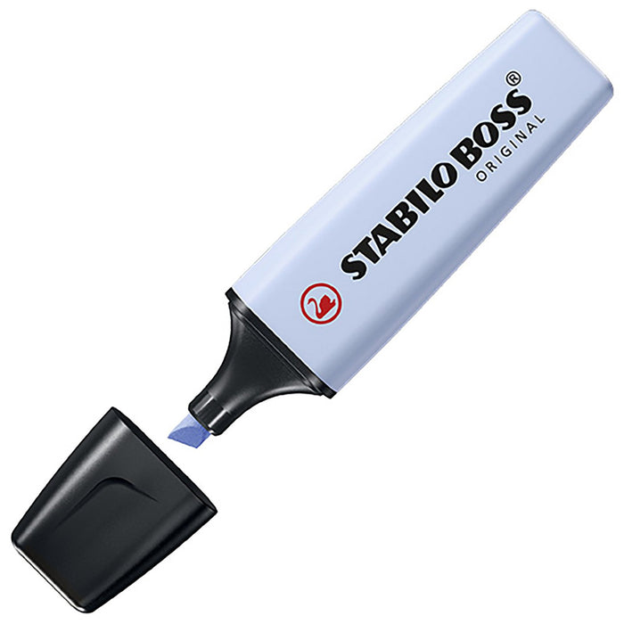 Evidenziatore - STABILO BOSS ORIGINAL Pastel - Confezione da 10 - Azzurro Ghiacchio - B-Better Shop