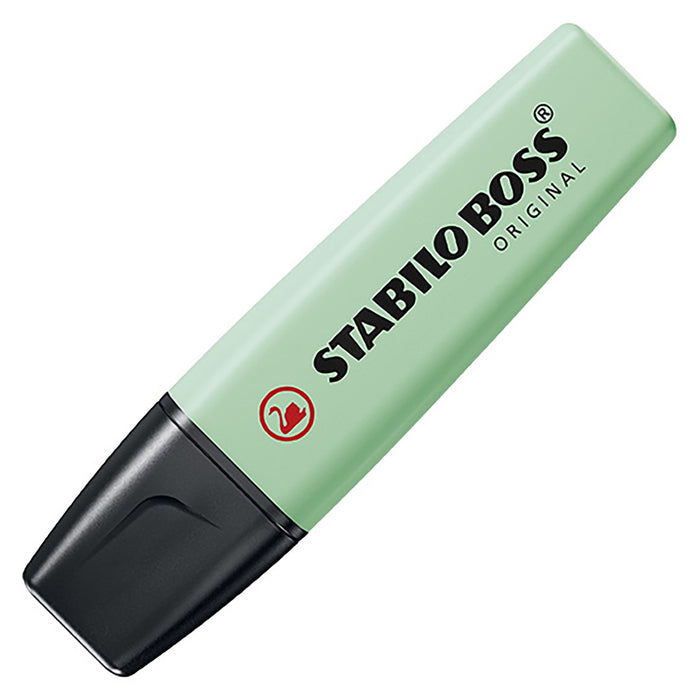 Evidenziatore - STABILO BOSS ORIGINAL Pastel - Confezione da 10 - Verde Menta - B-Better Shop