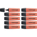 Evidenziatore - STABILO BOSS ORIGINAL Pastel - Confezione da 10 - Rosso Corallo - B-Better Shop