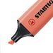 Evidenziatore - STABILO BOSS ORIGINAL Pastel - Confezione da 10 - Rosso Corallo - B-Better Shop