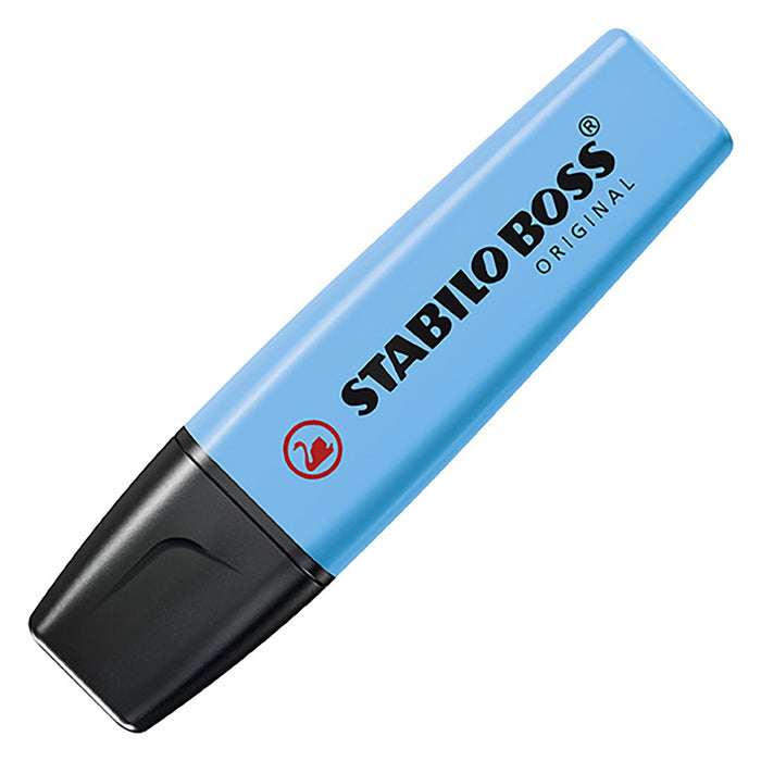 Evidenziatore - STABILO BOSS ORIGINAL - Confezione da 10 - Blu— bbetter