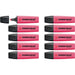 Evidenziatore - STABILO BOSS ORIGINAL - Confezione da 10 - Rosa - B-Better Shop