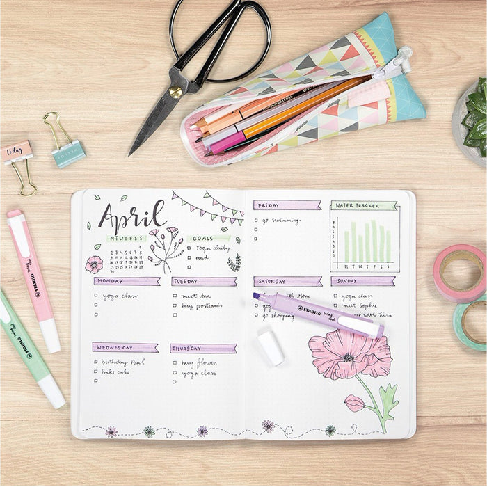 Evidenziatore - STABILO swing cool Pastel - Astuccio da 6 - Colori assortiti - B-Better Shop