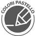 Pigna Monocromo Pastel - Quaderno Maxi Formato A4 - Rigatura 5M - Quadretti 5 millimetri - Elementari medie e superiori - Pacco da 10 Pezzi assortiti - B-Better Shop